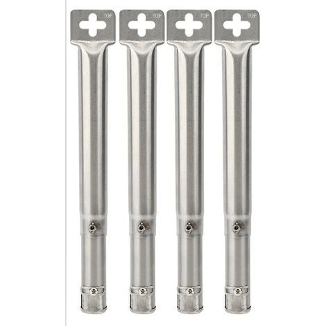 30,8 à 45CM Universal Brûleur Accessoires pour FirePlus, Fire Mountain, Proficook, Barbecook, Tepro, Campingaz, Char-Broil, Cosmo Grill, Acier Inoxydable Tube Brûleur Pièce de Rechange--1pcs (1/2)