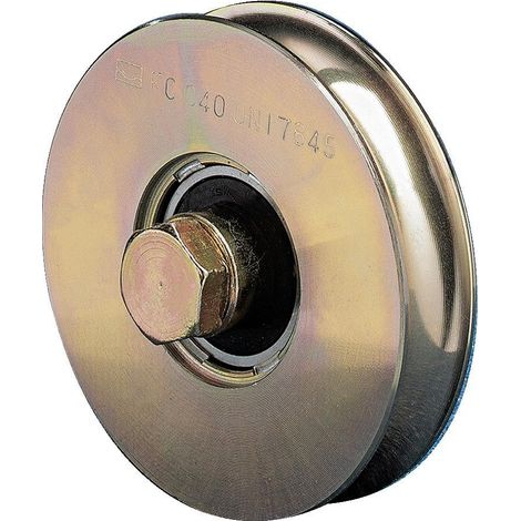 Faac-Comunello Rueda con canal redondo galvanizado 60 mm