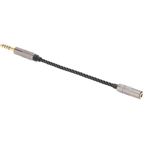 Adaptateur audio 4.4mm mâle vers 3.5mm femelle plaqué or, pour casque audiophile et connexions haute fidélité (1/5)