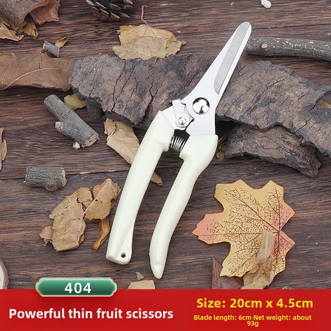 Tijeras de podar de acero inoxidable para ramas gruesas, bonsáis y árboles frutales (04 Albaricoque) (1/5)