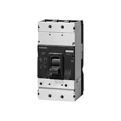 Siemens 3VL4740-1DC36-0AA0 Interruptor magnetotérmico, MCCB, 3VL4, 3P, 55 kA, 415 V, 400A