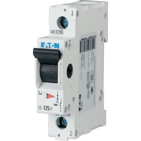 Hauptschalter 1polig 16 A 1 Öffner, 1 Schließer 240 V/AC Eaton 276254 (1/4)
