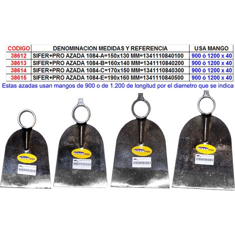 SIFER PRO HOE 1084 A150x130 MM1341110840100