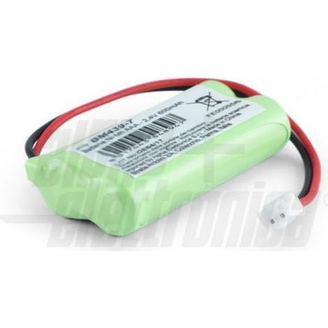 2 wiederaufladbare batterien 2,4v 600mah bm439-7/b1