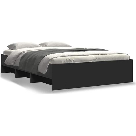 Maison Exclusive - Estructura de cama madera de ingeniería negra (1/5)
