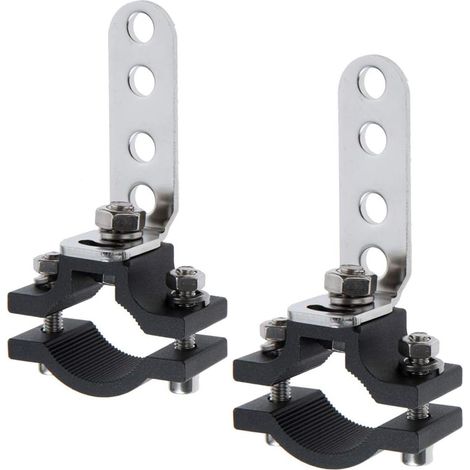 Universelle Montagehalterung für 22-32 mm Arbeitsscheinwerfer, Motorradscheinwerferhalterung, Halterungen für Vorderradgabelscheinwerfer (2 Stück) (1/5)