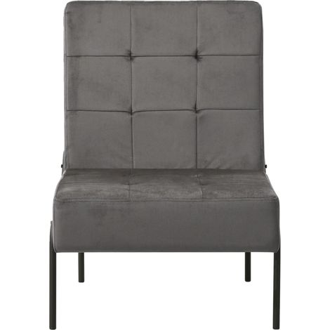 Maison Exclusive - Poltrona Relax 65x79x87 cm Grigio Scuro in Velluto