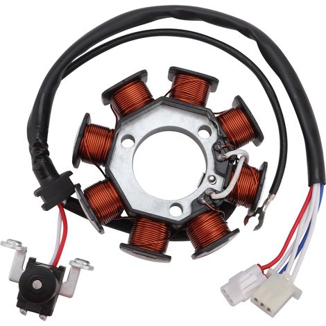 Magneto-stator coil compatible with Yamaha YZF-R6 (2003-2005) and YZF-R6S (2006-2009) motorcycles.--DTEKGAZ