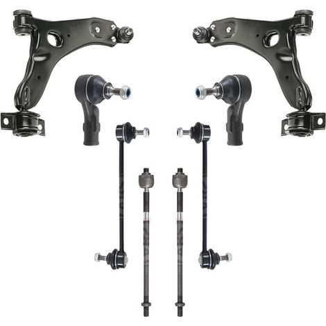 KIT BRACCIO OSCILLANTE 8 PEZZI COMPATIBILE CON FORD FOCUS I (DAW, DBW) RS 10.2002 - 11. / Kit Sospensione Completo OE/OEM / Bracci Oscillanti + Testine Sterzo / Sostituzione Diretta OEM