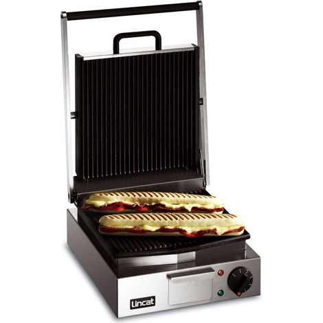 Gril de Contact Lincat Lynx 400 – Plaques Rainurées Fonte – 2,25 kW – Compact Pro, 220 V - MONO