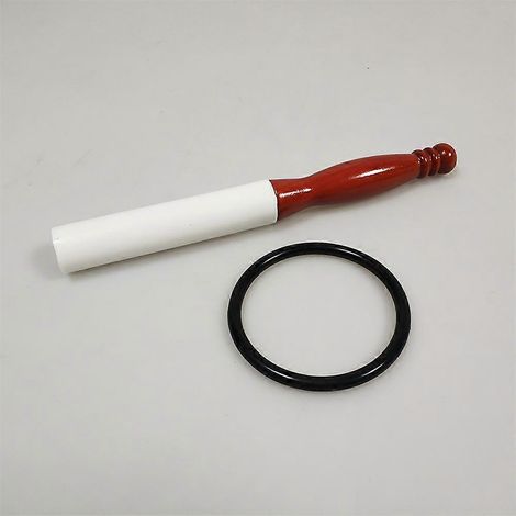 Bâton en caoutchouc de 25 cm pour bol chantant en cristal, bol sonore professionnel, bâtonnet pour bol chantant de Bouddha (1/5)