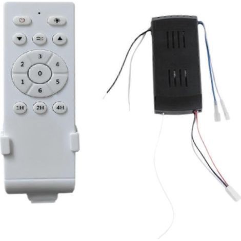 Universal-Deckenventilator-Fernbedienungsset, Niederspannung 30 W DC, Lüfter- und Lichtsteuerung, 6 Geschwindigkeiten und Timer (1/5)