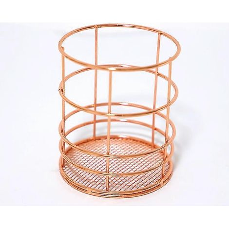 Porte-crayons en métal polyvalent, rangement pour pinceaux de maquillage (1 pièce) (1/5)
