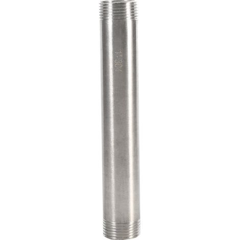 Adaptateur Fileté Mâle-Mâle en Acier Inoxydable 304 pour Tuyauterie (1") (1/3)
