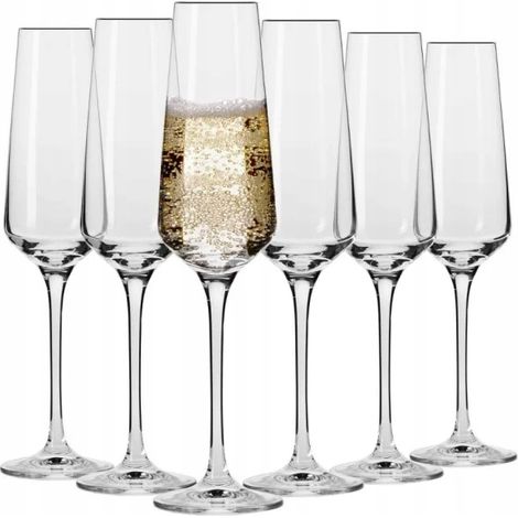 Avantgarde-Champagnergläser 6-tlg. 180/200 ml Krosno