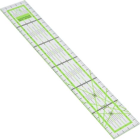Nählineal aus hochtransparentem Acryl, Nähwerkzeug für individuelle DIY-Quiltarbeiten (30 cm)