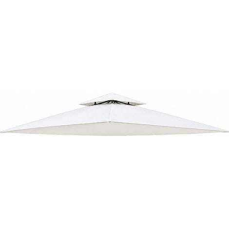 Telo Di Ricambio Universale Per Gazebo Con Air Vent Superiore In Tessuto Resistente E Fissaggio Con Taschette Per Giardino Patio E Terrazza 300 x 300 Cm Beige (1/5)