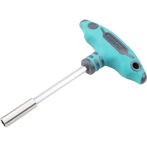 wolfcraft Avvitatore manuale a T con vano portainserti I 1235000 I Per una trasmissione della forza ottimale (1/4)
