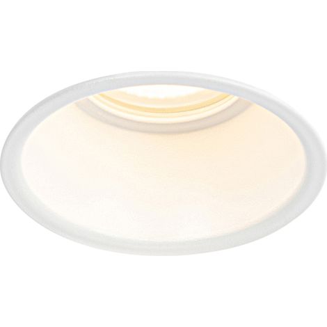 QAZQA Moderno Foco empotrable inteligente blanco IP44 incl. Wifi GU10 50mm - Dept Aluminio Redonda Adecuado para LED Max. 1 x 4.7 Watt