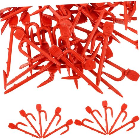 Clip de Fixation pour Stolons et Fraisiers en Plastique, Réutilisable, Léger, pour Serrage et Jardin, Protège Les Vignes et Répartit la Croissance (1/5)