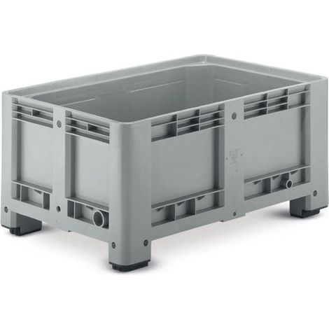 PROVOST - Caisse palette plastique 4 pieds - 120 x 80 x 58 cm - Charge 500 kg
