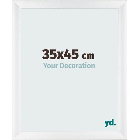 yd. - Cadre photo 35x45 - Blanc Brillant - MDF - Pisa (1/5)