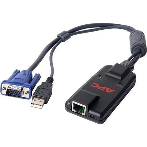 APC KVM-USBVM cable para video, teclado y ratón (kvm) Negro