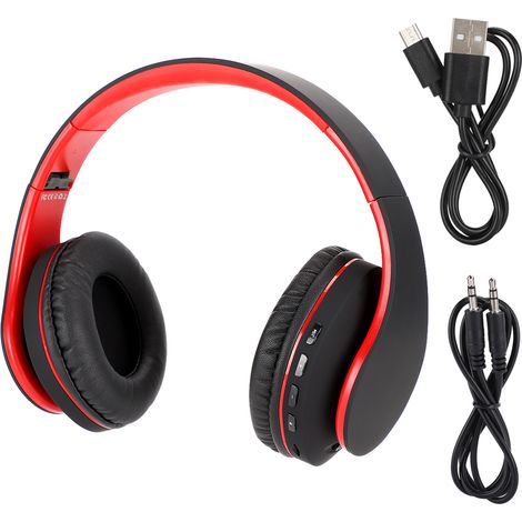 Casque Bluetooth sans fil pliable WH-816, casque d'écoute à bandeau réglable (1/4)