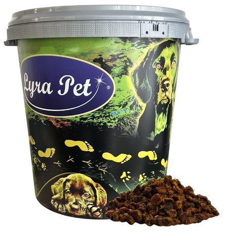 5 kg de vers à soie Lyra Pet® séchés dans un tonneau de 30 L