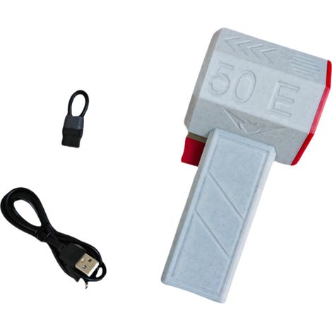 Ventilador de chorro portátil de 700-800 g, potente ventilador de alto empuje, motor sin escobillas de 50 mm, ventilador turbo con conducto de alta potencia, herramienta de limpieza de teclados.