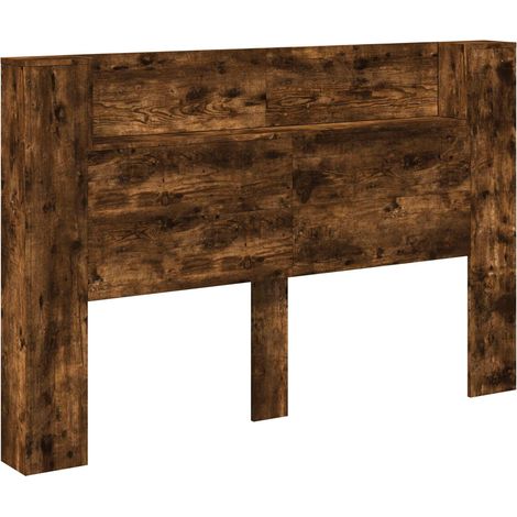 Maison Exclusive - Testiera Letto Rovere Fumo Legno ingegnerizzato
