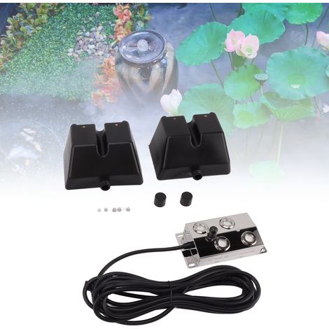 Nebulizzatore a ultrasuoni con 4 diffusori, 150 W CC 45-48 V IP67, ideale per giardini acquatici, decorazioni per feste e serre. (1/4)