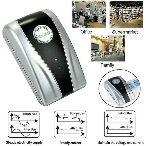 Boîtier d'économie d'énergie électrique Power Energy, économiseur d'électricité domestique, prise intelligente britannique, 11 (1/4)