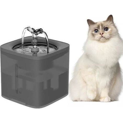 2-Liter-Trinkbrunnen für Katzen und Hunde – Leiser, spritzfreier Wasserspender (1/4)