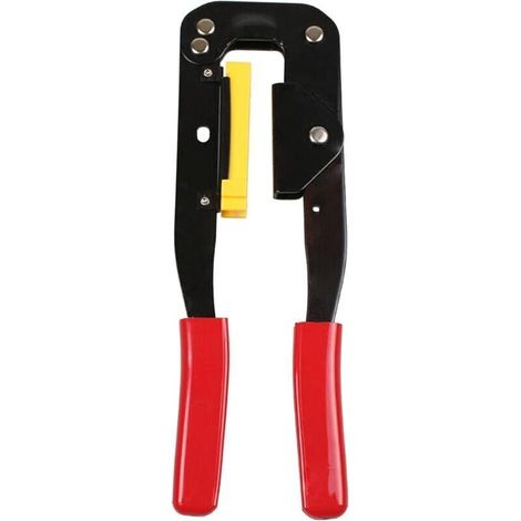 Professional IDC crimping tool – 214 crimping tools, compatible with telecom and network connectors, hardened steel head, ergonomic
