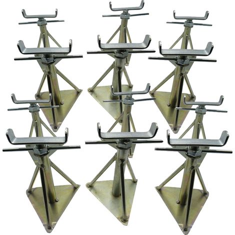 Static Caravan Axle Stands Very Large X12 (Extra Wide Mobile Home Support 18" - 24")