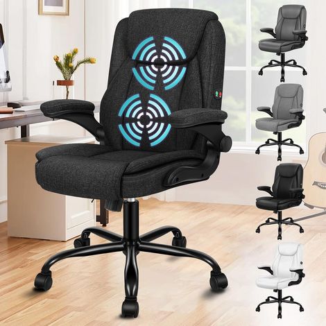 Ergonomischer Gaming Stuhl Massage Bürostuhl SGS Gas-Lift Schwarz (1/5)