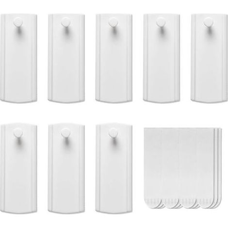16PCS Accroche Tableau sans Percer, 16 Crochets pour Photos, Crochets Autocollants pour Cadres Photo Cintres pour Tableaux pour Accrocher des Tableaux, Cadres (Blanc) (1/5)