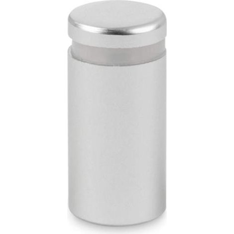 Aluminium-Montagehalterung (Abstandshalter) – 15 x 20 mm, matt silber (1/3)