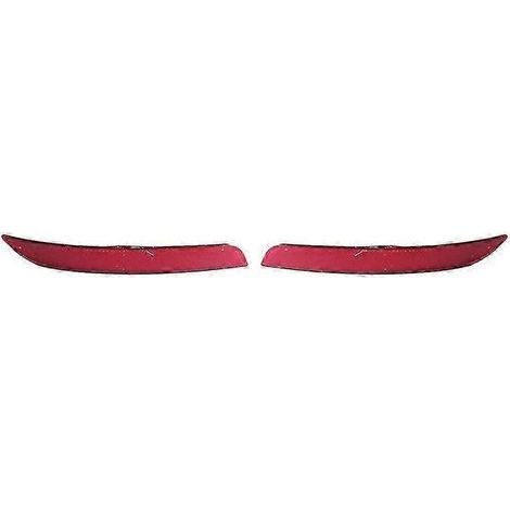 Réflecteurs de pare-chocs arrière compatibles avec BMW Série 5 F10 F18 (modèles 2011-2016) 63147842955 63147842956 (gauche et droite) - accessoires (1/5)