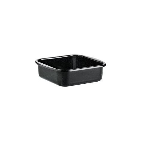 Vierkantpfanne Mini Profi 22x22cm schwarz emailliert