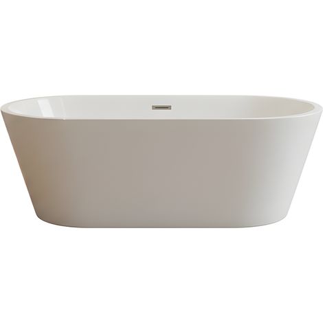 Baignoire îlot – 170 x 75 cm – Blanc brillant – LAVIA (1/5)