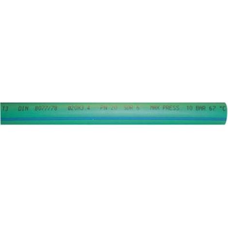 Tubo ppr a saldare verde mm 20x3,4 pn20 mt 3 (5 pezzi)
