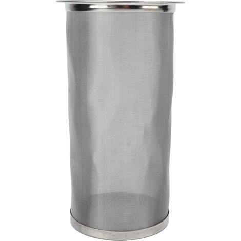 Filtre à café infusé à Froid Filtre Cylindrique Réutilisable en Acier Inoxydable 304, Bouche Large avec Joint d'étanchéité Blanc pour la Préparation du thé et du café glacé (1/5)