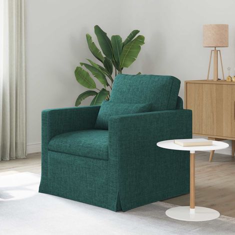 Sofa Dunkelgrün 78 x 78 x 80 cm Stoff