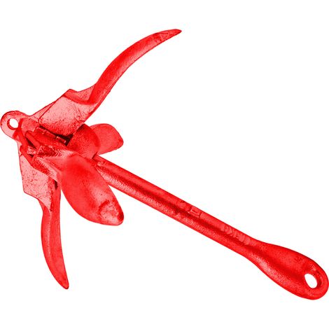 Ancre pliable grappin 4 bras 1,5 kg pour bateau kayak canoë pêche (acier carbone) (1/5)