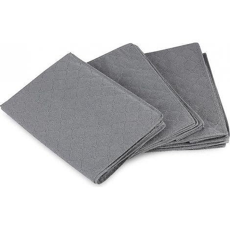 BEBUSINGOTO Sac de rangement pour vêtements, paquet de 3, pliable avec poignées et fermeture éclair (1/4)