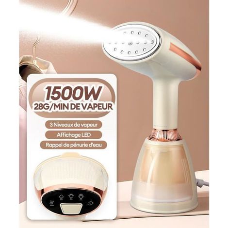 Défroisseur vapeur - - Réservoir 280ml - 1500W - 3 modes vapeur (1/4)