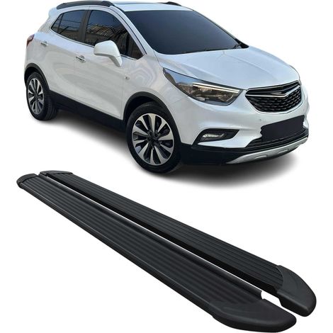 Marchepieds Latéraux Compatible avec Opel Mokka 2012-2019 Marche-Pieds Aluminium Noir 2Pcs (1/5)