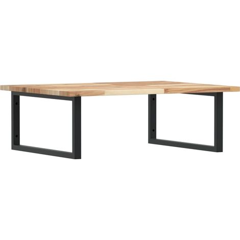 Maison Exclusive - Waschbeckenregal Wandmontage Stahl und Akazien